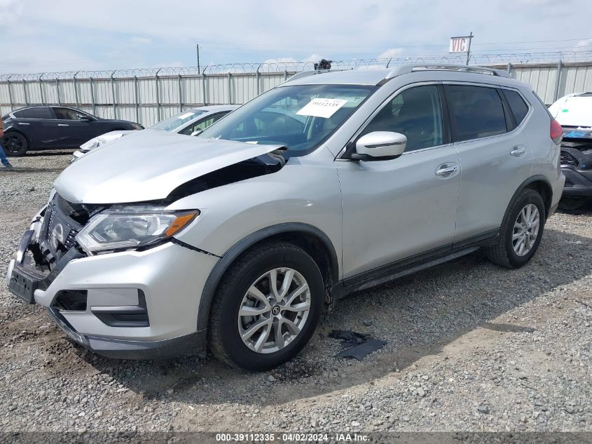 2017 Nissan Rogue Sv VIN: KNMAT2MT6HP606739 Lot: 39112335