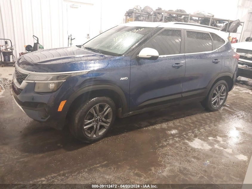 2021 Kia Seltos S VIN: KNDEUCAA7M7039832 Lot: 39112472