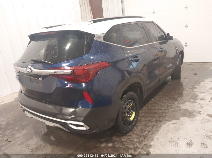 2021 Kia Seltos S VIN: KNDEUCAA7M7039832 Lot: 39112472