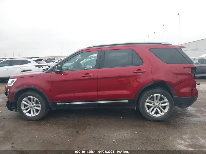 VIN 1FM5K7DH8HGA98945 2017 FORD EXPLORER XLT