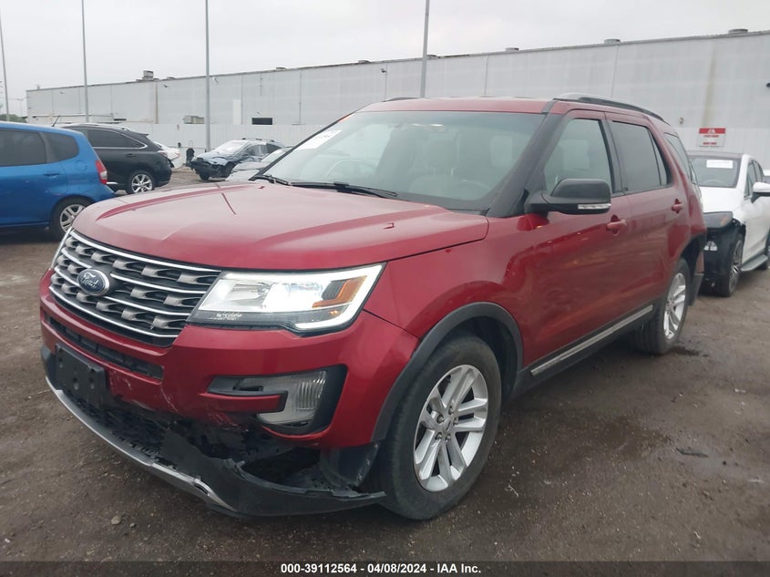 VIN 1FM5K7DH8HGA98945 2017 FORD EXPLORER XLT