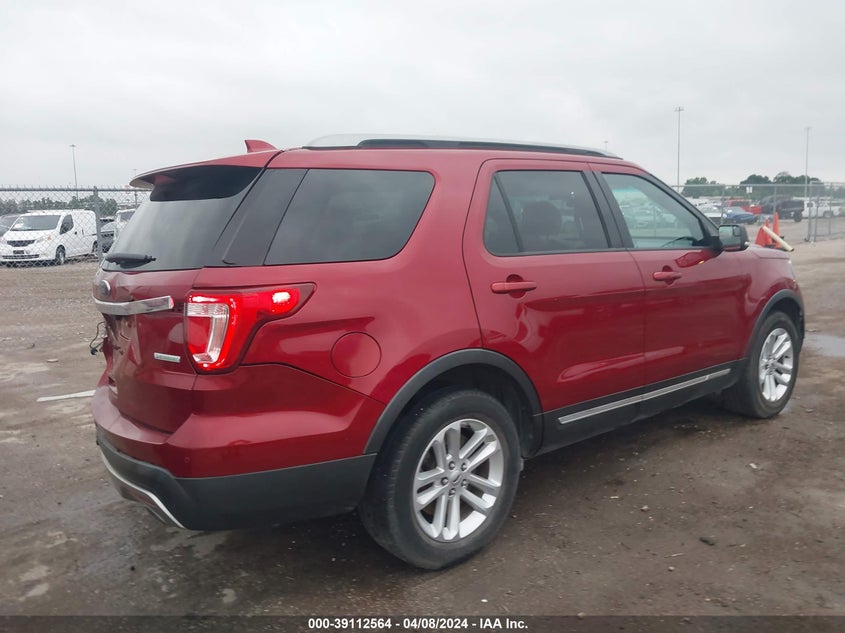 VIN 1FM5K7DH8HGA98945 2017 FORD EXPLORER XLT