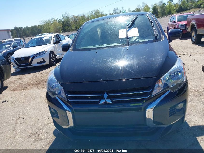 2021 Mitsubishi Mirage Carbonite Edition/Es/Le VIN: ML32AUHJ2MH007214 Lot: 39112578