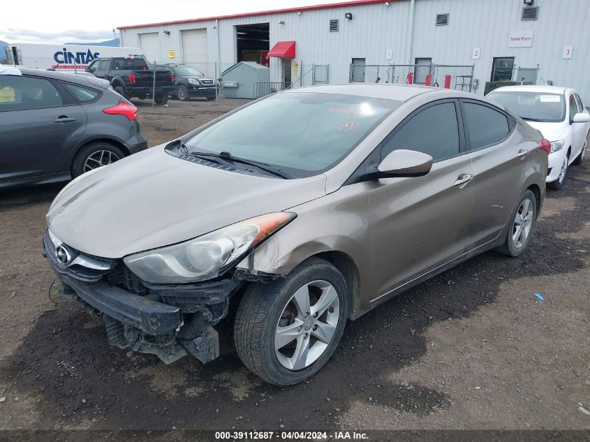 2013 Hyundai Elantra Gls VIN: 5NPDH4AE0DH349308 Lot: 39112687