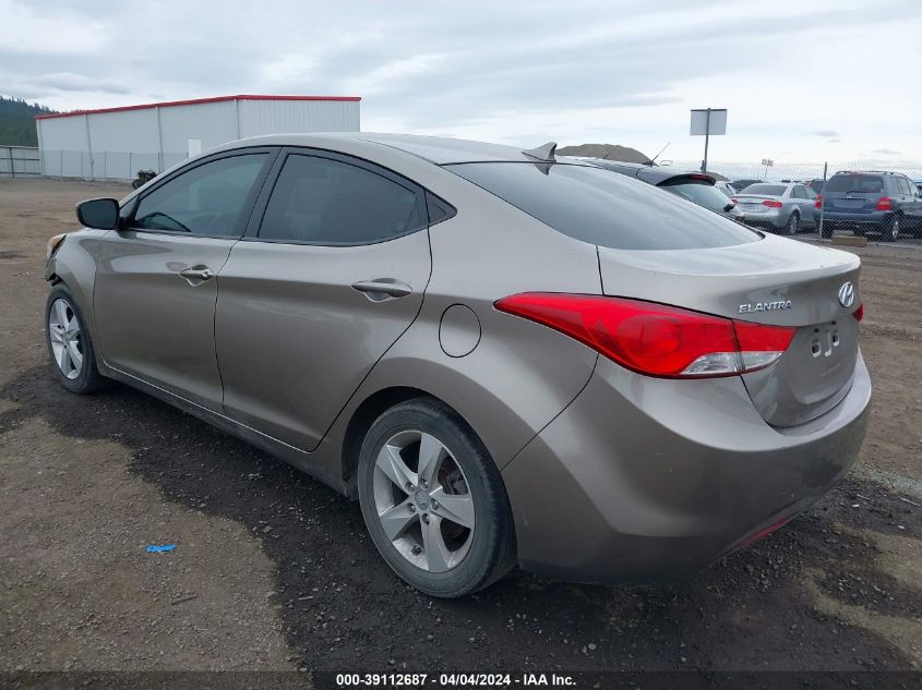 2013 Hyundai Elantra Gls VIN: 5NPDH4AE0DH349308 Lot: 39112687