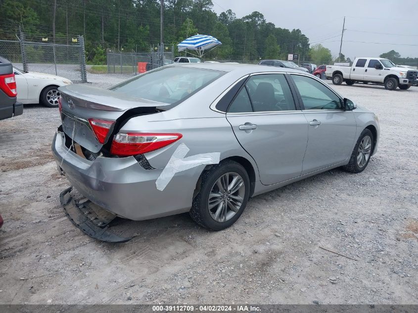 2015 Toyota Camry Se VIN: 4T1BF1FK4FU081877 Lot: 39112709