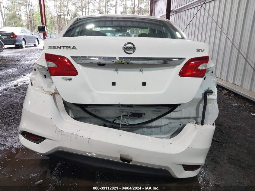 2019 Nissan Sentra Sv VIN: 3N1AB7APXKY416149 Lot: 39112821