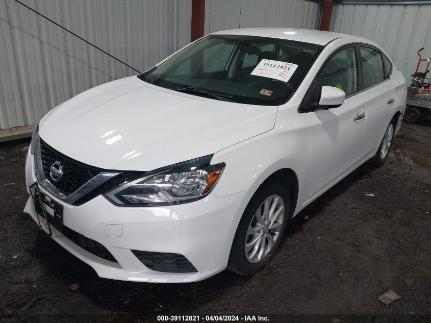 2019 Nissan Sentra Sv VIN: 3N1AB7APXKY416149 Lot: 39112821