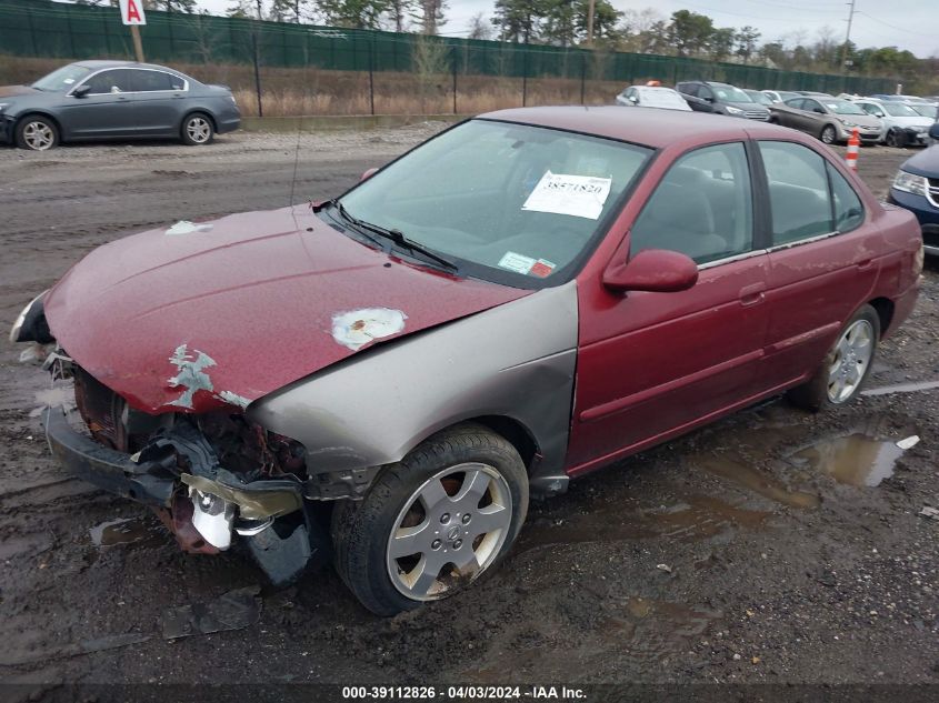 2006 Nissan Sentra 1.8S VIN: 3N1CB51D76L454685 Lot: 39112826