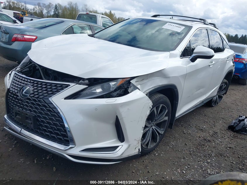 VIN JTJHZMDAXM2053816 2021 LEXUS RX 350