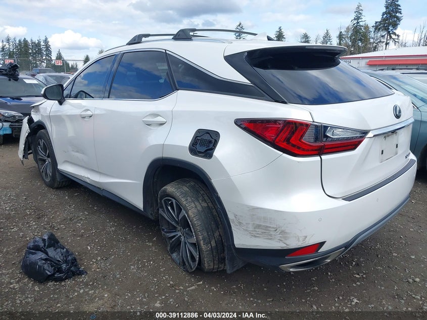 VIN JTJHZMDAXM2053816 2021 LEXUS RX 350