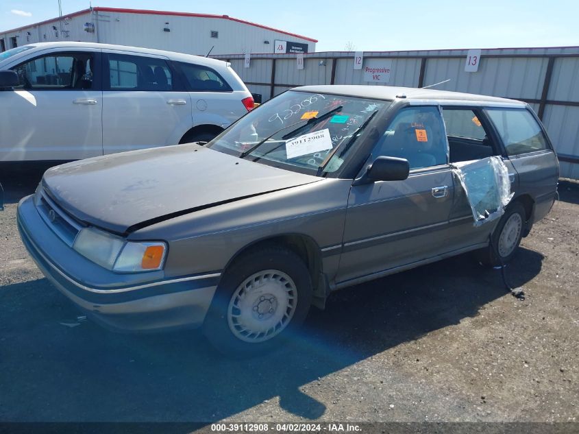 1991 Subaru Legacy L/Hx/Px/Rx VIN: 4S4BJ63C1M7922087 Lot: 39112908