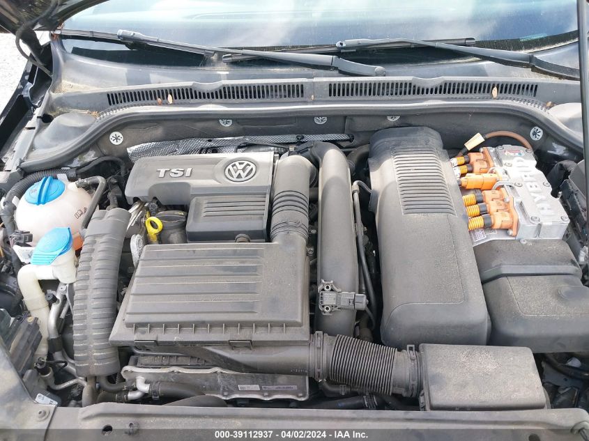 3VW637AJ1EM232593 | 2014 VOLKSWAGEN JETTA HYBRID