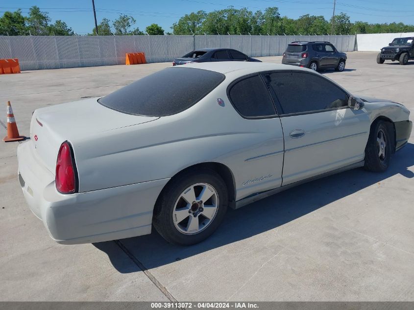 2004 Chevrolet Monte Carlo Ls VIN: 2G1WW12E149219593 Lot: 39113072