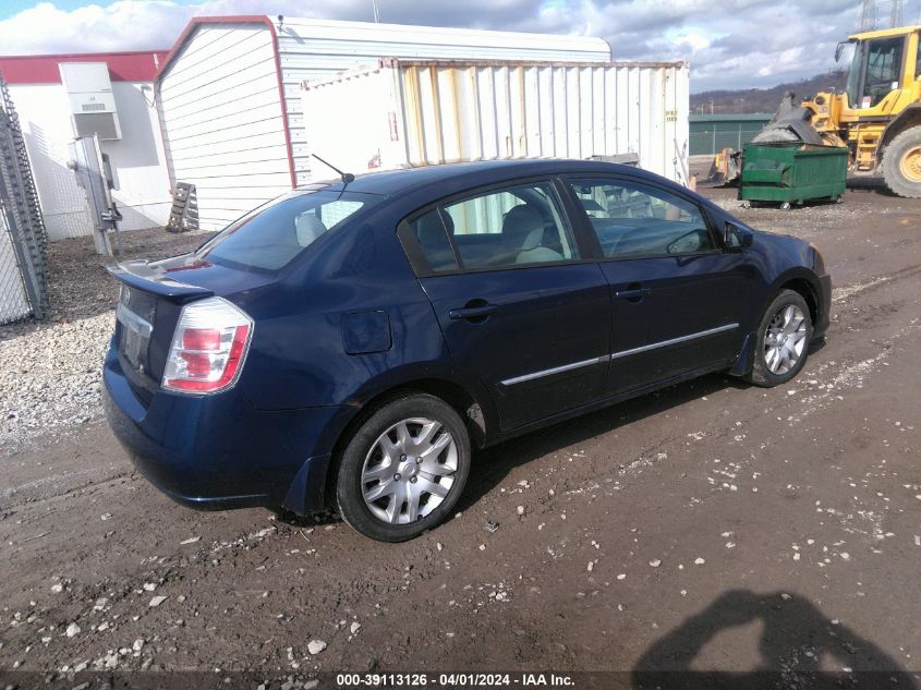 3N1AB6AP9CL777980 | 2012 NISSAN SENTRA