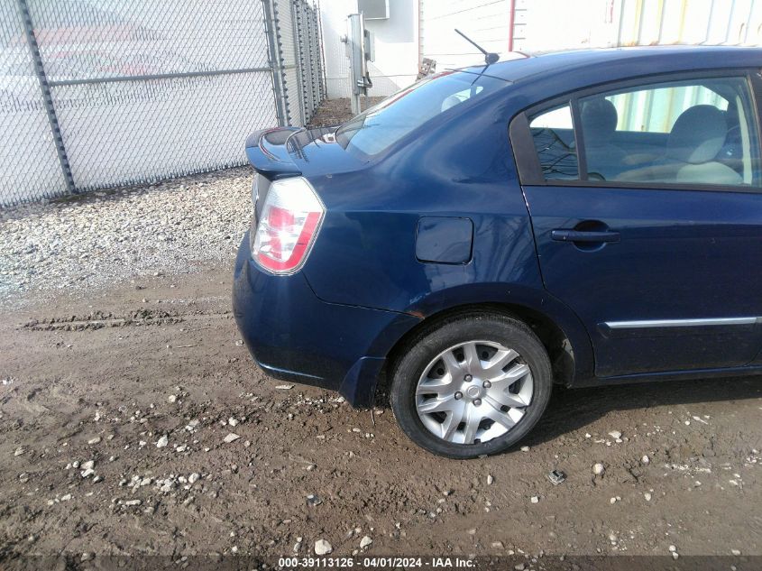 3N1AB6AP9CL777980 | 2012 NISSAN SENTRA