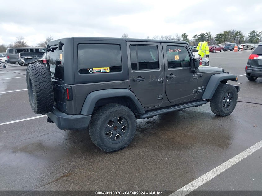 2017 JEEP WRANGLER UNLIMITED SPORT 4X4 - 1C4BJWDG0HL513873