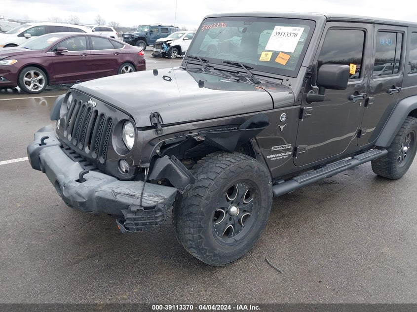 2017 JEEP WRANGLER UNLIMITED SPORT 4X4 - 1C4BJWDG0HL513873