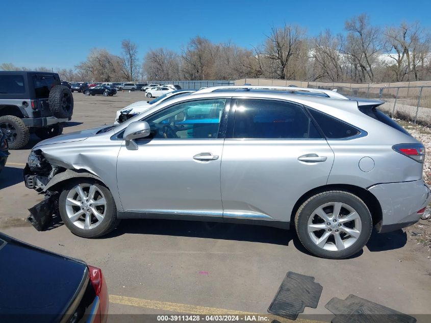 2010 Lexus Rx 350 VIN: JTJBK1BA3A2413807 Lot: 39113428