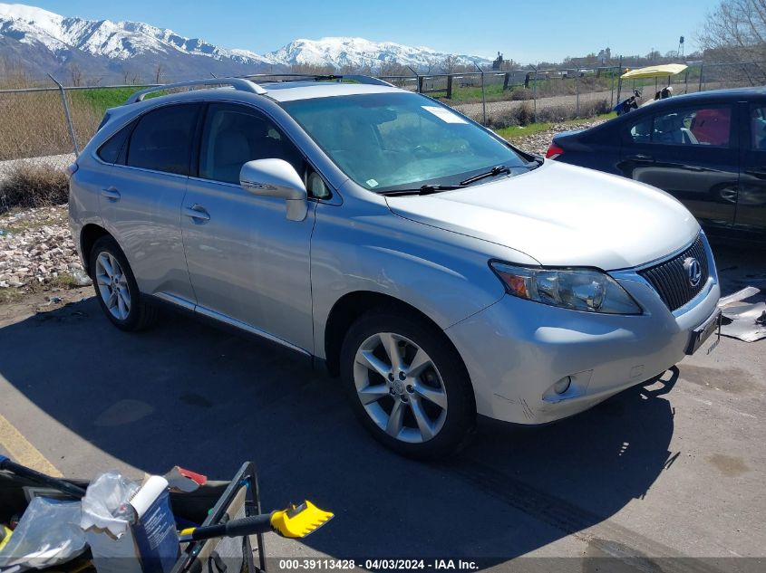 2010 Lexus Rx 350 VIN: JTJBK1BA3A2413807 Lot: 39113428