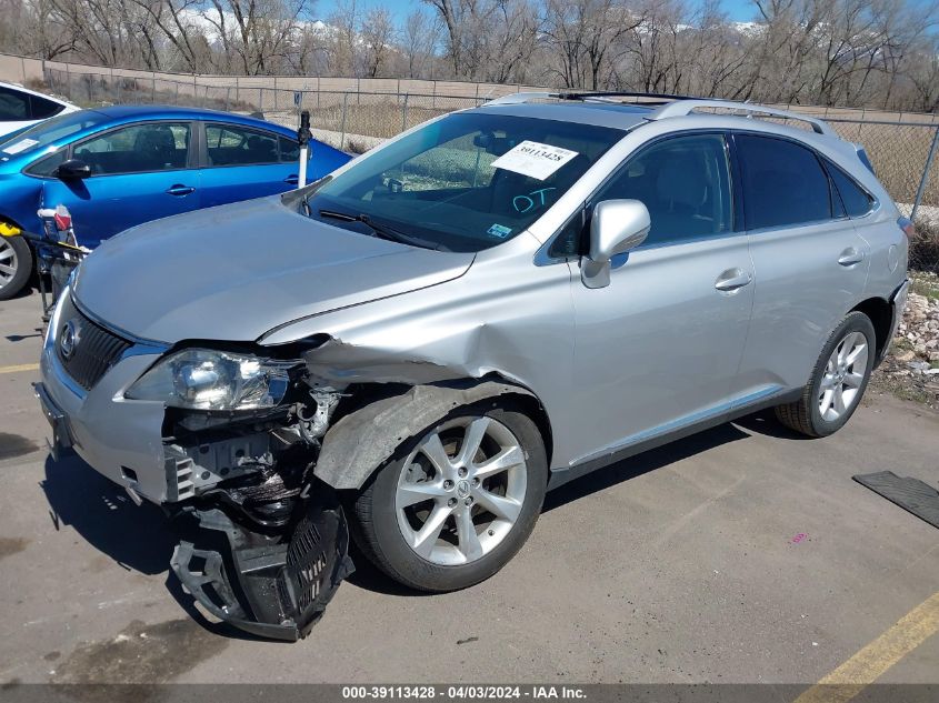 2010 Lexus Rx 350 VIN: JTJBK1BA3A2413807 Lot: 39113428