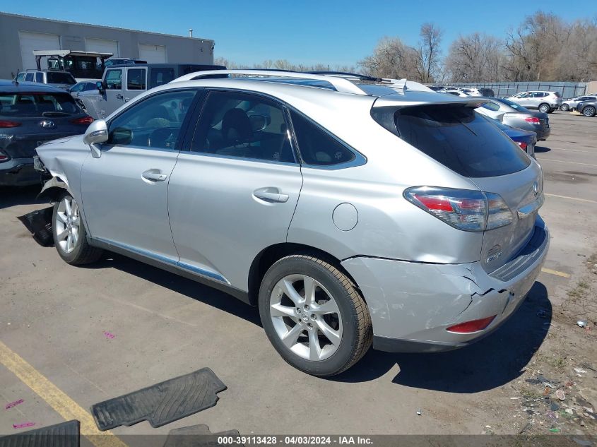 2010 Lexus Rx 350 VIN: JTJBK1BA3A2413807 Lot: 39113428