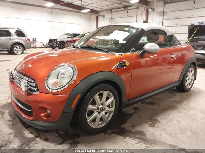 2013 Mini Coupe Cooper VIN: WMWSX1C50DT507273 Lot: 39113519