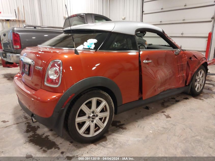 2013 Mini Coupe Cooper VIN: WMWSX1C50DT507273 Lot: 39113519