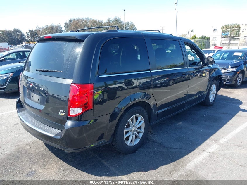 VIN 2C4RDGCG4JR299271 2018 DODGE GRAND CARAVAN SXT