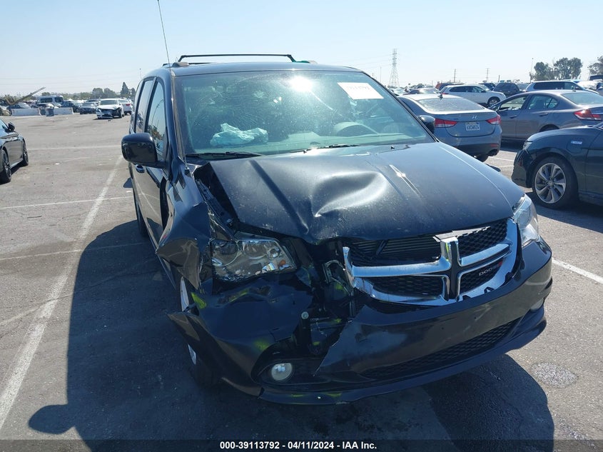 VIN 2C4RDGCG4JR299271 2018 DODGE GRAND CARAVAN SXT