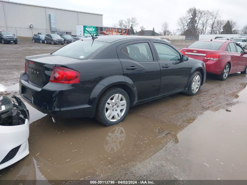 1C3CDZAB9DN631509 | 2013 DODGE AVENGER