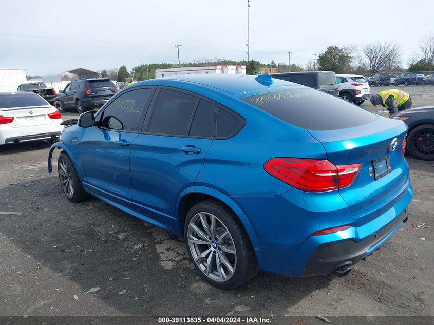2018 BMW X4 M40I VIN: 5UXXW7C51J0W63770 Lot: 39113835