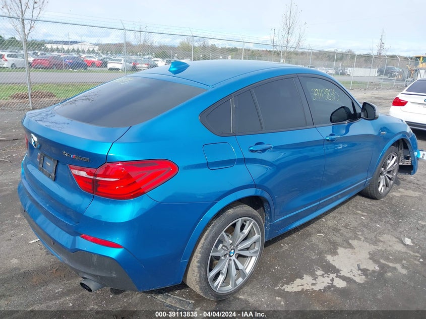 2018 BMW X4 M40I VIN: 5UXXW7C51J0W63770 Lot: 39113835