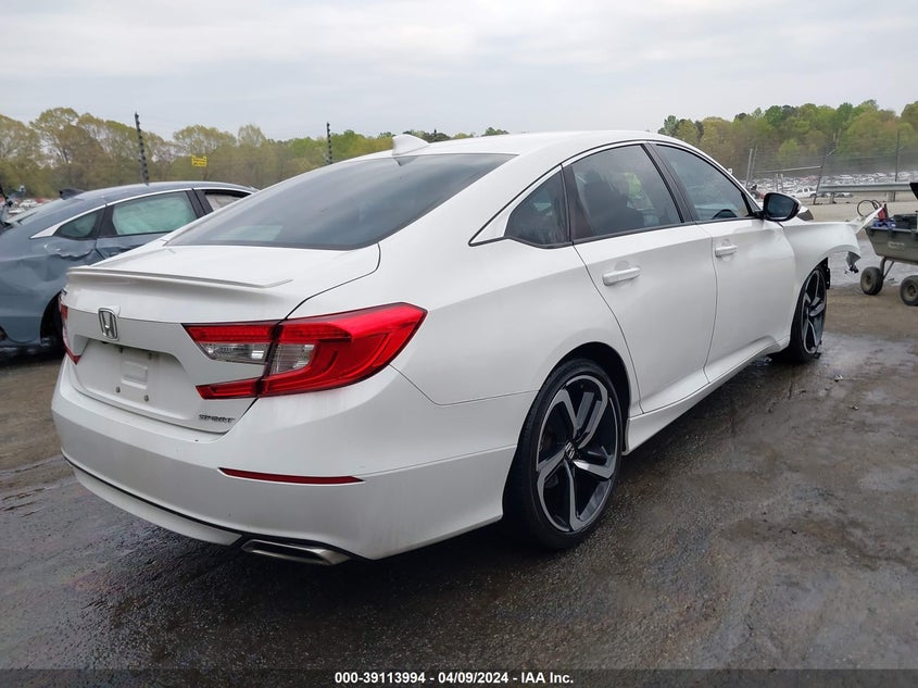 VIN 1HGCV1F31KA134598 2019 HONDA ACCORD SPORT