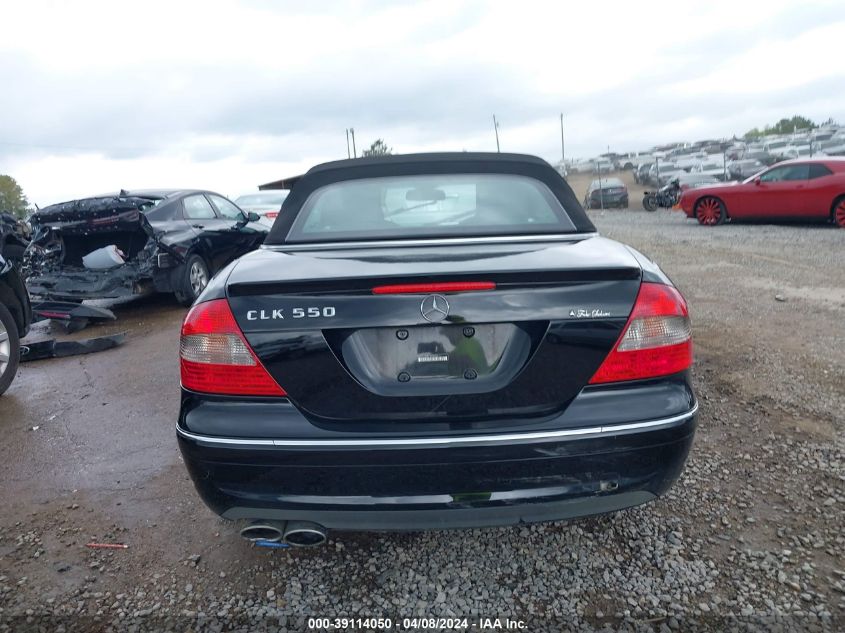 2007 Mercedes-Benz Clk 550 VIN: WDBTK72F87T076025 Lot: 39114050