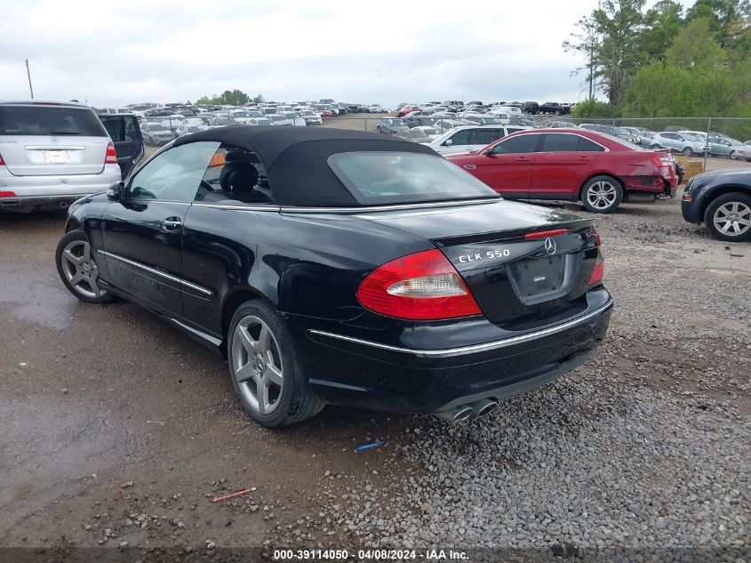 2007 Mercedes-Benz Clk 550 VIN: WDBTK72F87T076025 Lot: 39114050