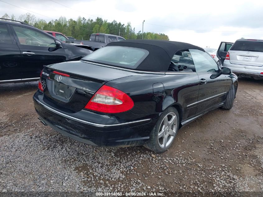 2007 Mercedes-Benz Clk 550 VIN: WDBTK72F87T076025 Lot: 39114050