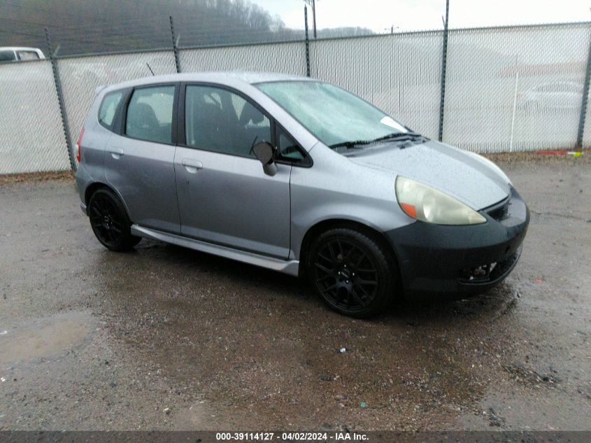 JHMGD38627S054989 | 2007 HONDA FIT