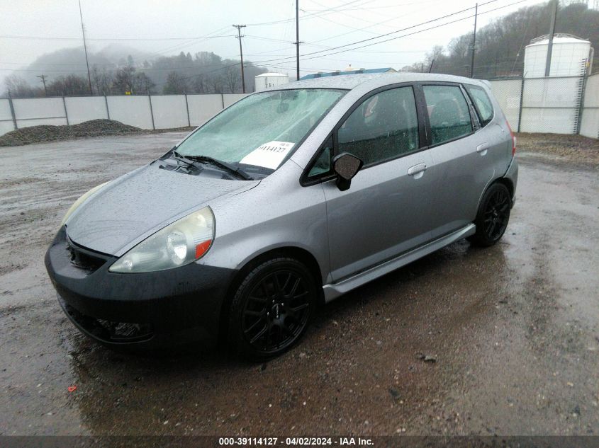 JHMGD38627S054989 | 2007 HONDA FIT