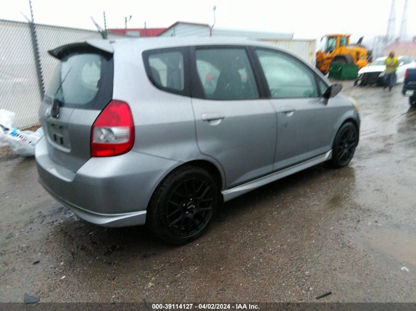 JHMGD38627S054989 | 2007 HONDA FIT