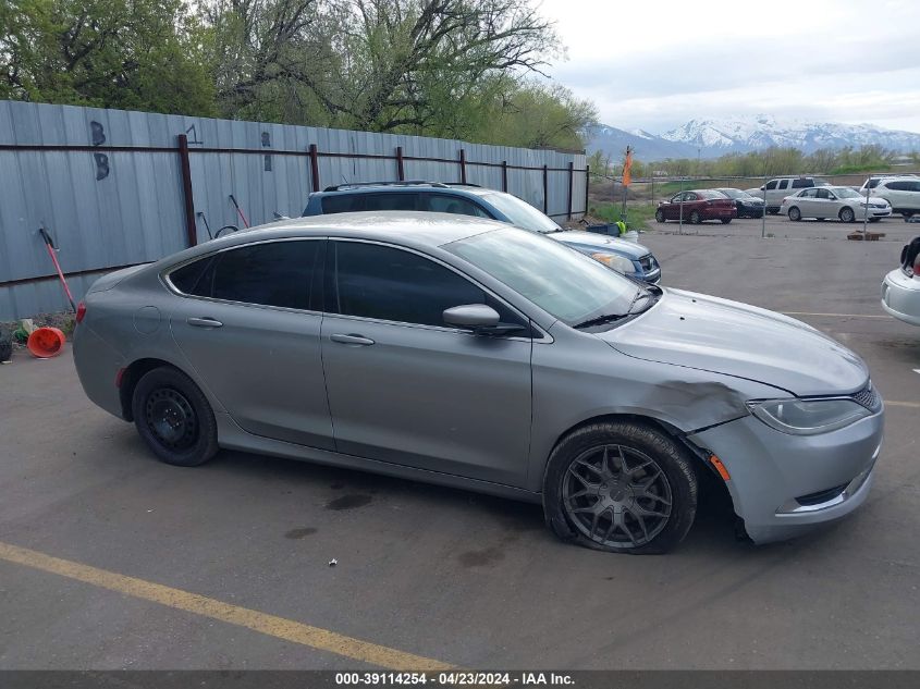 2015 Chrysler 200 Limited VIN: 1C3CCCAB0FN749547 Lot: 39114254