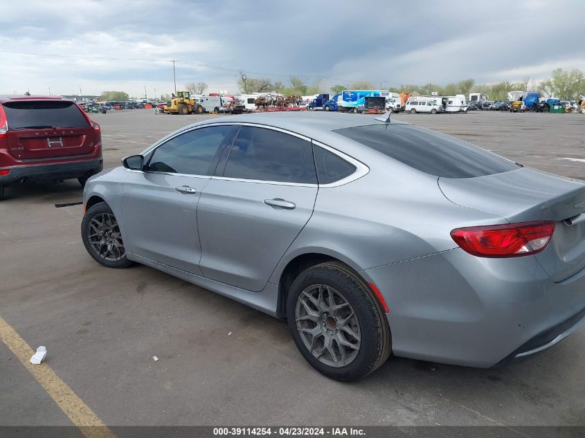 2015 Chrysler 200 Limited VIN: 1C3CCCAB0FN749547 Lot: 39114254