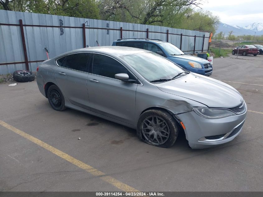 2015 Chrysler 200 Limited VIN: 1C3CCCAB0FN749547 Lot: 39114254