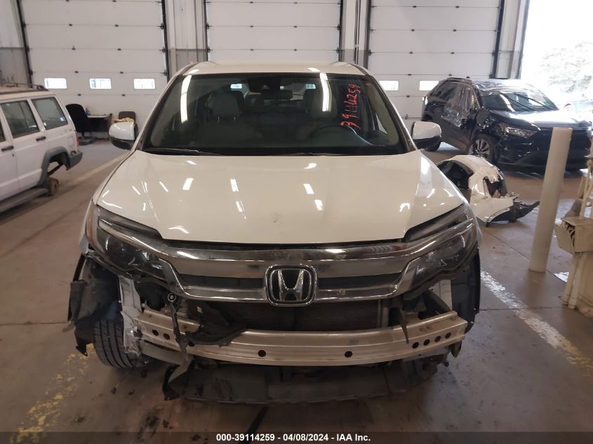 2019 Honda Pilot Ex VIN: 5FNYF5H39KB040966 Lot: 39114259