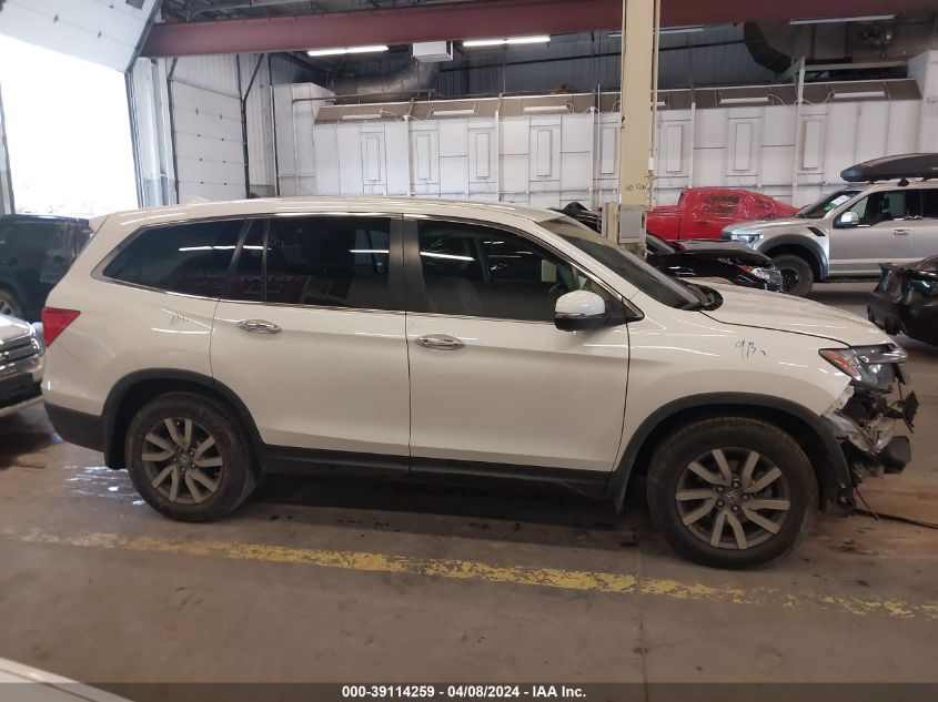 2019 Honda Pilot Ex VIN: 5FNYF5H39KB040966 Lot: 39114259