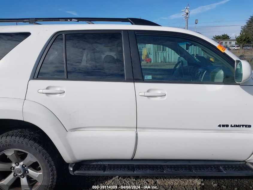 2006 Toyota 4Runner Limited V6 VIN: JTEBU17R068060132 Lot: 39114359