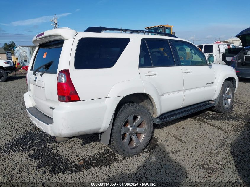 2006 Toyota 4Runner Limited V6 VIN: JTEBU17R068060132 Lot: 39114359