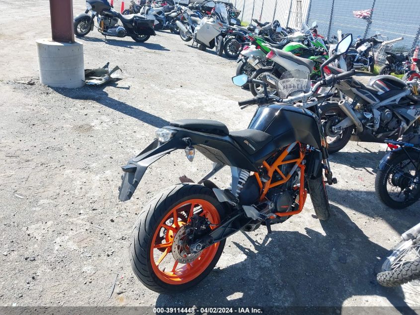 2015 Ktm Rc 390 VIN: MD2JGJ401FC254401 Lot: 39114448