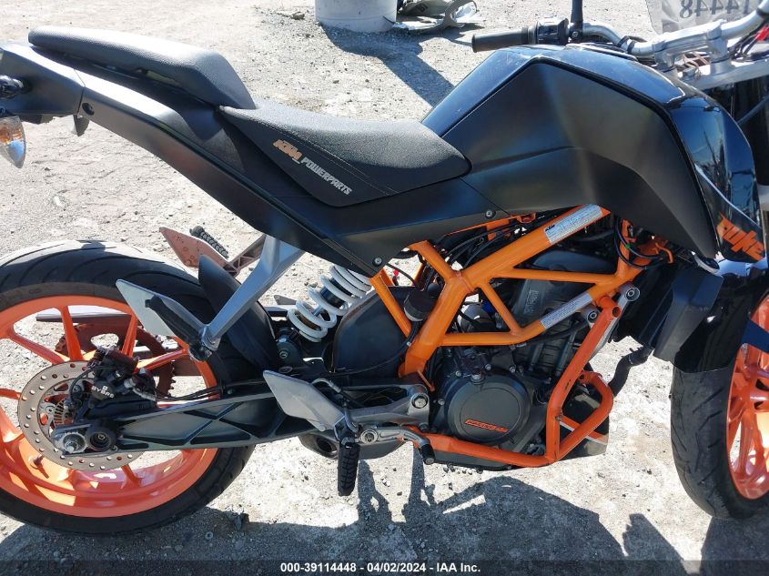 2015 Ktm Rc 390 VIN: MD2JGJ401FC254401 Lot: 39114448