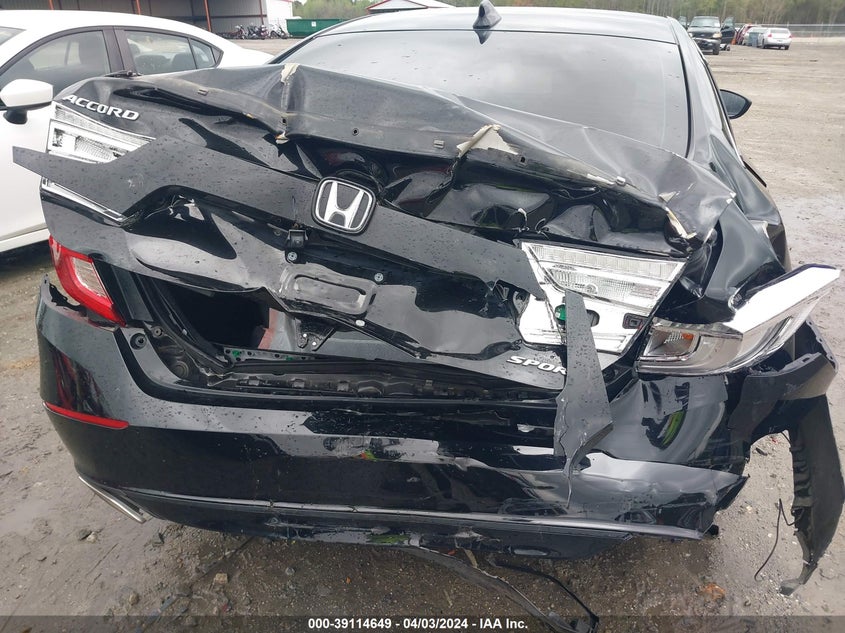 VIN 1HGCV1F32MA110488 2021 HONDA ACCORD SPORT